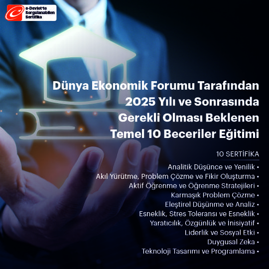 Dünya Ekonomik Forumu Tarafından Önerilen 10 Eğitim